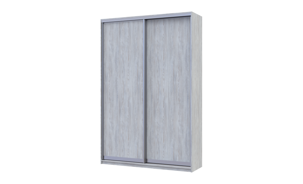 Kleiderschrank Doros City Light Natti Luc Schiebetüren 2 Türen 120x60x225 (80736494)