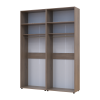 Kleiderschrank mit Aufsatz Doros Kasper Cremona Cannolo 2+2 Türen 180x50x245 (42005523)