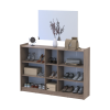 Schuhschrank Doros Kassel mit Spiegel Cremona Cannolo 5 Türen 159×40×110 (42005505)