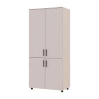 Kleiderschrank Doros Thorn Kaschmir 2 Türen Böden 90x51,6x200 (44900448)