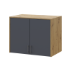 Oberschrank Doros Rondi Artisan Eiche / Graphitgrau 2 Türen 82x52x65 (41516180)