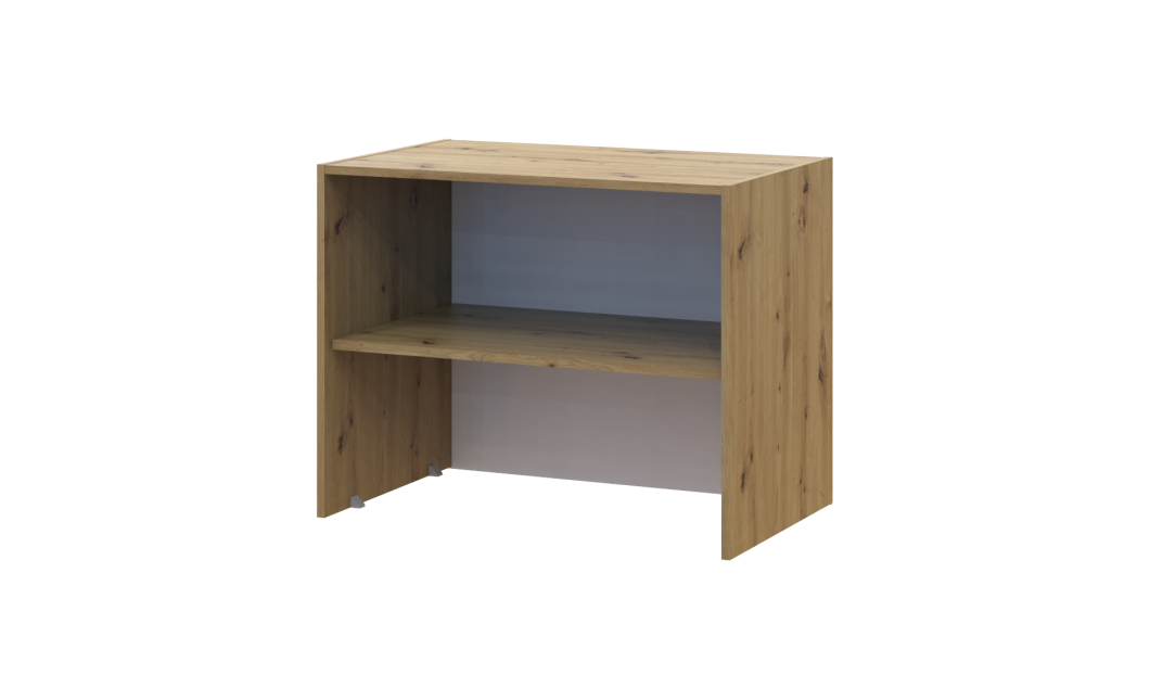 Oberschrank Doros Rondi Artisan Eiche / Graphitgrau 2 Türen 82x52x65 (41516180)