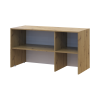 Oberschrank Doros Rondi Artisan Eiche / Graphitgrau 3 Türen 121x52x65 (41516182)
