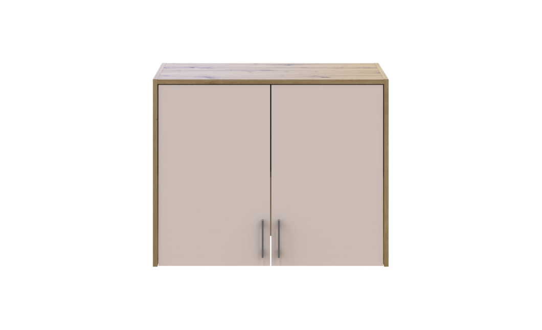 Oberschrank Doros Rondi Artisan Eiche / Kaschmir 2 Türen 82x52x65 (41516181)