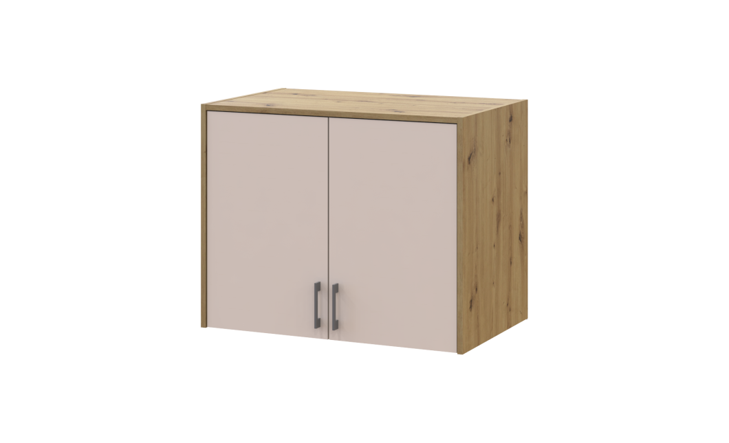 Oberschrank Doros Rondi Artisan Eiche / Kaschmir 2 Türen 82x52x65 (41516181)
