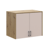Oberschrank Doros Rondi Artisan Eiche / Kaschmir 2 Türen 82x52x65 (41516181)