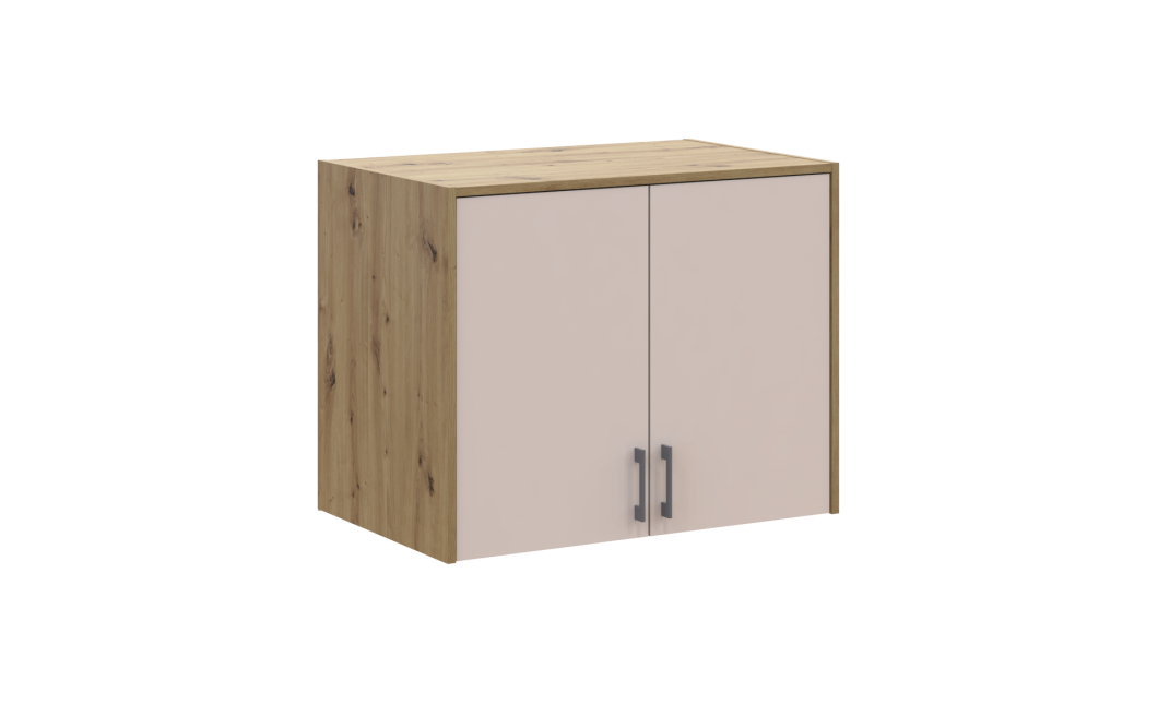 Oberschrank Doros Rondi Artisan Eiche / Kaschmir 2 Türen 82x52x65 (41516181)