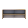 Oberschrank Doros Rondi Artisan Eiche / Kaschmir 4 Türen 160x52x65 (41516185)
