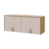 Oberschrank Doros Rondi Artisan Eiche / Kaschmir 4 Türen 160x52x65 (41516185)