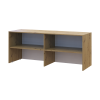 Oberschrank Doros Rondi Artisan Eiche / Kaschmir 4 Türen 160x52x65 (41516185)