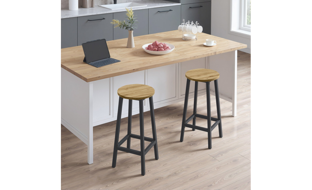 Barhocker Artisan Eiche/Schwarz (10029401)
