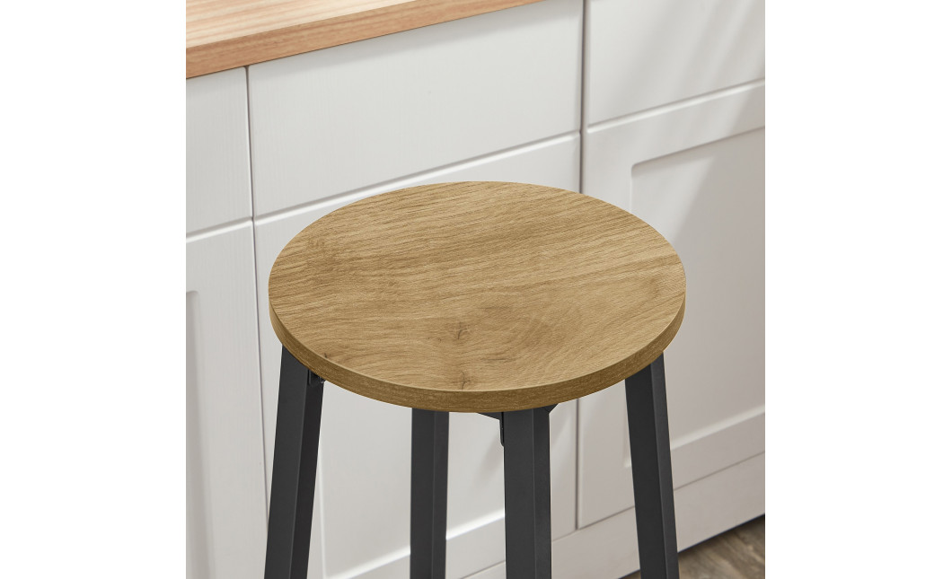 Barhocker Artisan Eiche/Schwarz (10029401)