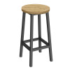 Barhocker Artisan Eiche/Schwarz (10029401)