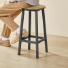 Barhocker Artisan Eiche/Schwarz (10029401)