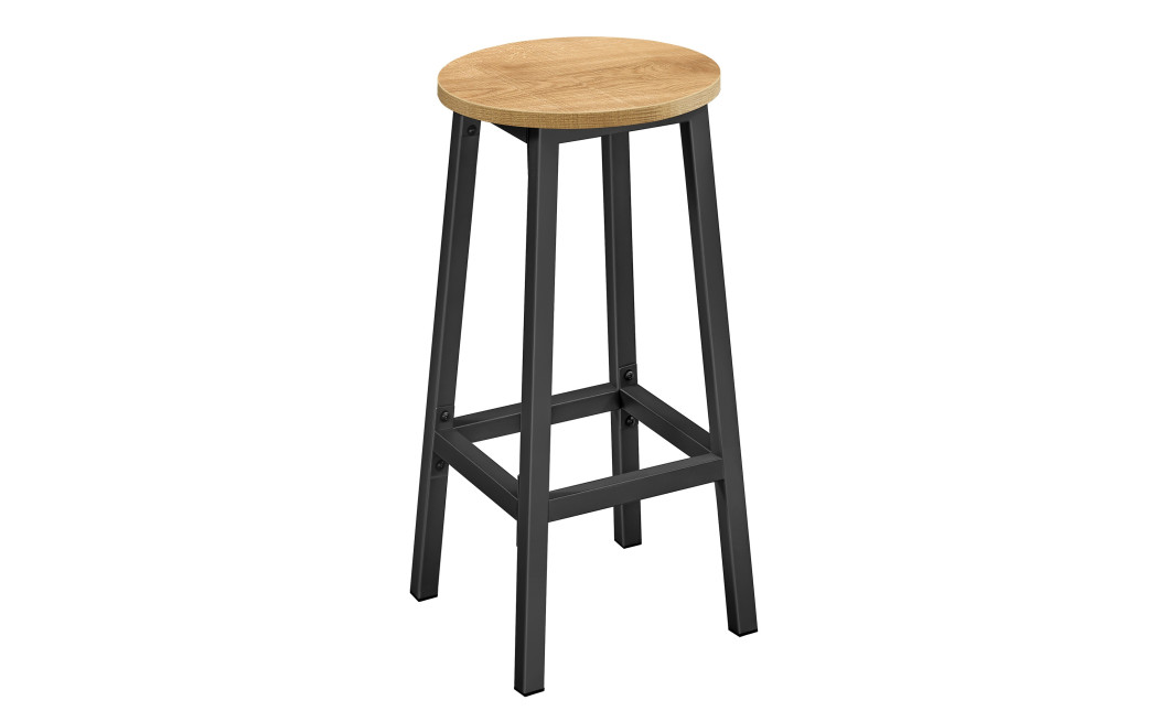 Barhocker Eiche/Schwarz (10029011)