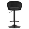 Barhocker EAST Samt Schwarz/Schwarz (10039881)
