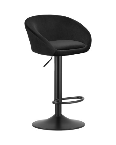 Barhocker EAST Samt Schwarz/Schwarz (10039881)