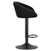 Barhocker EAST Samt Schwarz/Schwarz (10039881)
