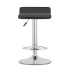 Barhocker FORT Kunstleder Schwarz/Chrom (10034511)