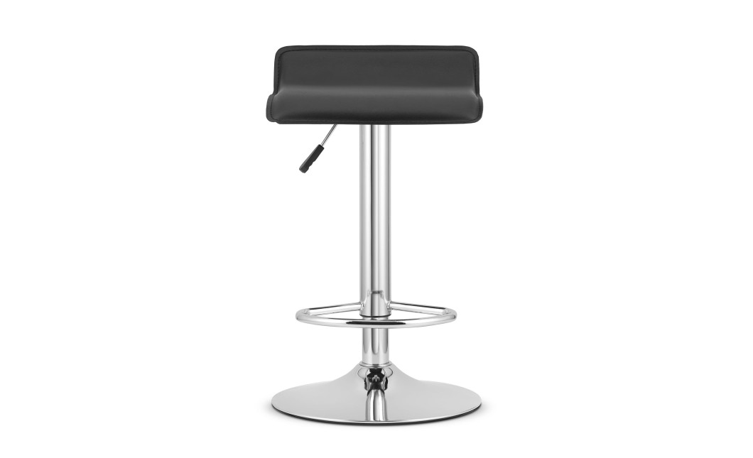 Barhocker FORT Kunstleder Schwarz/Chrom (10034511)