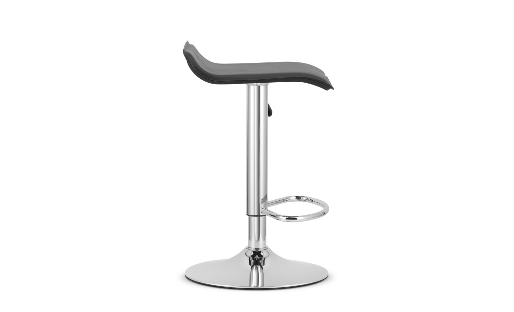 Barhocker FORT Kunstleder Schwarz/Chrom (10034511)