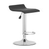 Barhocker FORT Kunstleder Schwarz/Chrom (10034511)