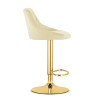Barhocker KAST Samt Beige/Gold (10039761)