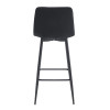 Barhocker NADO Samt Schwarz/Schwarz (10038441)
