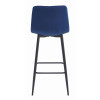 Barhocker NADO Samt Dunkelblau/Schwarz (10038471)