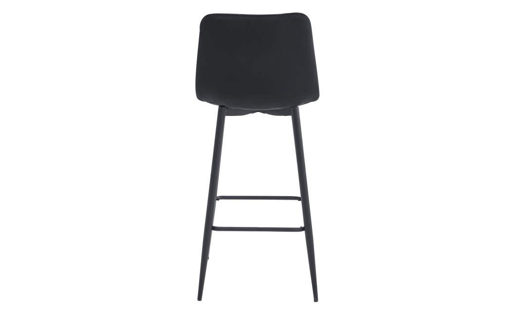 Barhocker POZZA Samt Schwarz/Schwarz (10038561)