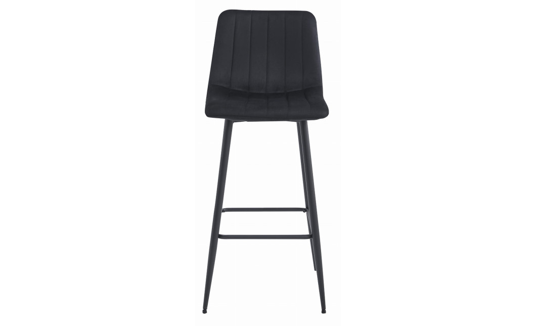 Barhocker POZZA Samt Schwarz/Schwarz (10038561)