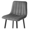 Barhocker POZZA Samt Dunkelgrau/Schwarz (10038571)