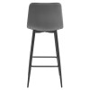 Barhocker POZZA Samt Dunkelgrau/Schwarz (10038571)
