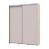 Kleiderschrank Doros Sigma Slim Schiebetüren Kaschmir 2 Türen 170x45x214.4 (42005451)