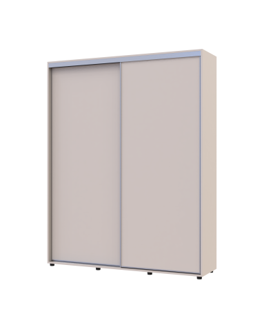 Kleiderschrank Doros Sigma Slim Schiebetüren Kaschmir 2 Türen 170x45x214.4 (42005451)