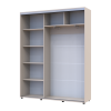 Kleiderschrank Doros Sigma Slim Schiebetüren Kaschmir 2 Türen 170x45x214.4 (42005451)