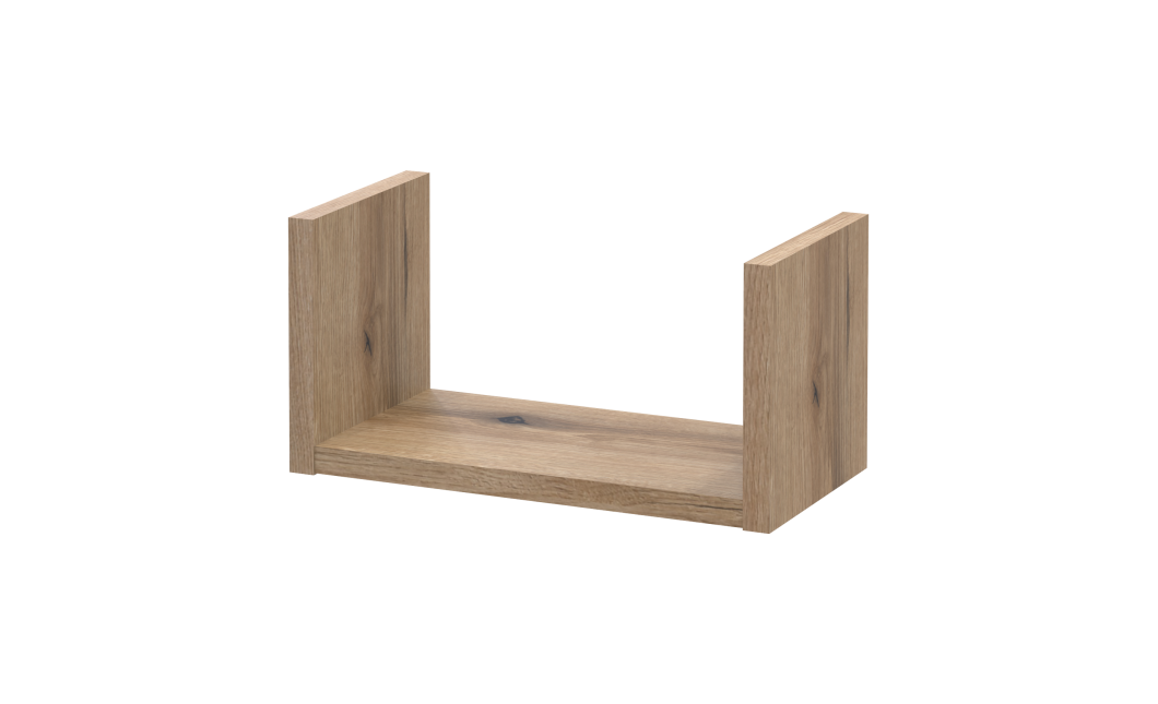 Regal-Set Doros Feel Ewok Eiche 3-teilig 30/45/60x15x15 (41516080)