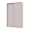 Kleiderschrank Doros Sigma Slim Schiebetüren Kaschmir 2 Türen 140x45x214.4 (42005448)