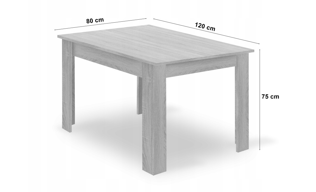 Tisch NP 120x80 Craft (100155151)