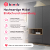 Kleiderschrank Doros Dale mit Drehtüren und offenem Regal Kaschmir / Artisan Eiche 3 Türen 178x52x220 (44900338)