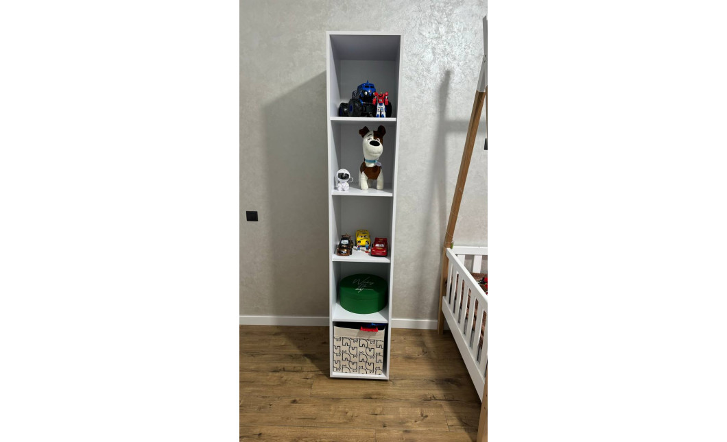 Regal Doros B1S Weiß / Ewok Eiche 81x30x210 (41516039)
