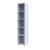 Regal Doros B1S Weiß / Ewok Eiche 81x30x210 (41516039)