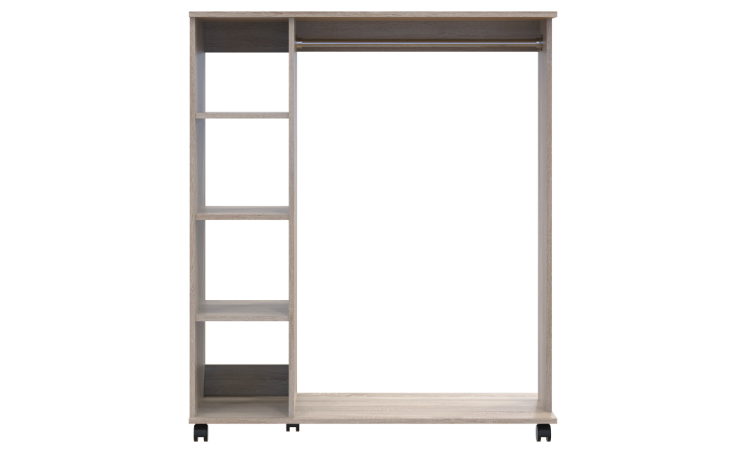 Kleiderständer Doros D3 Weiß 130x40,6x121 (41510082)