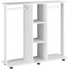 Kleiderständer Doros D3 Weiß 130x40,6x121 (41510082)