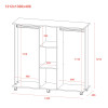Kleiderständer Doros D3 Weiß 130x40,6x121 (41510082)