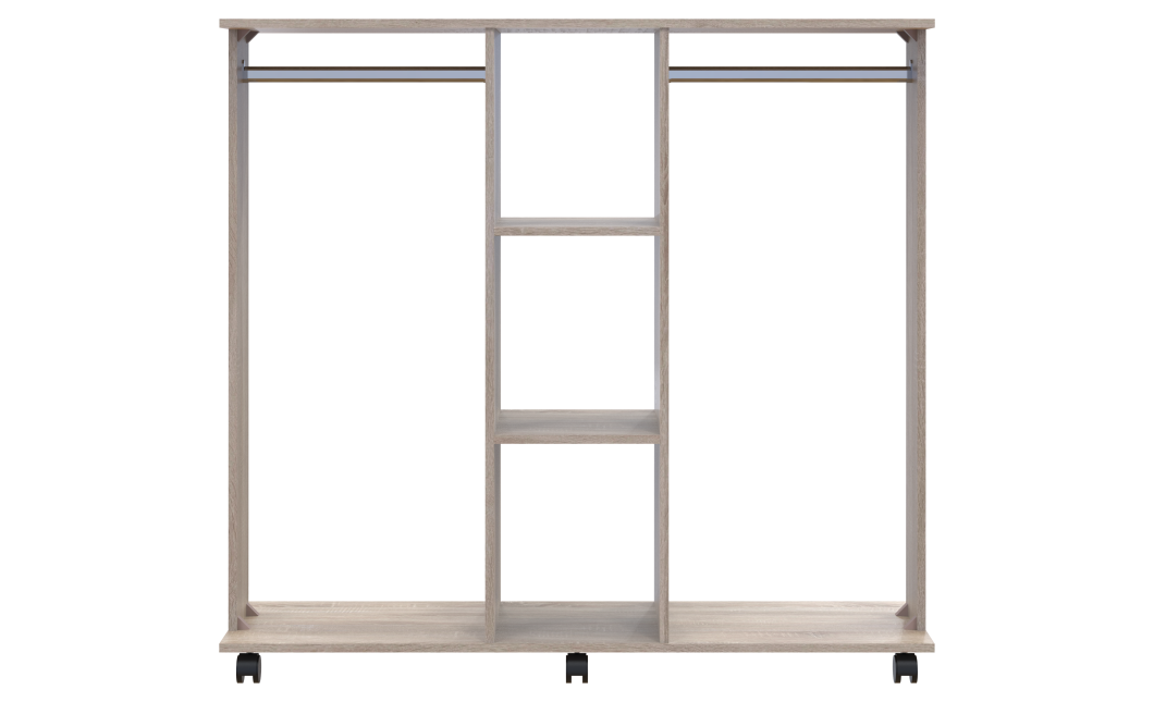 Kleiderständer Doros D3 Sonoma Eiche 130x40,6x121 (41510112)
