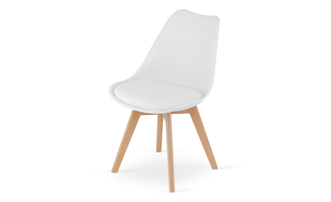 Essgruppe: Tisch NP 120x80 Craft / Schwarz + 2 Stühle MARK Weiß (100408162)