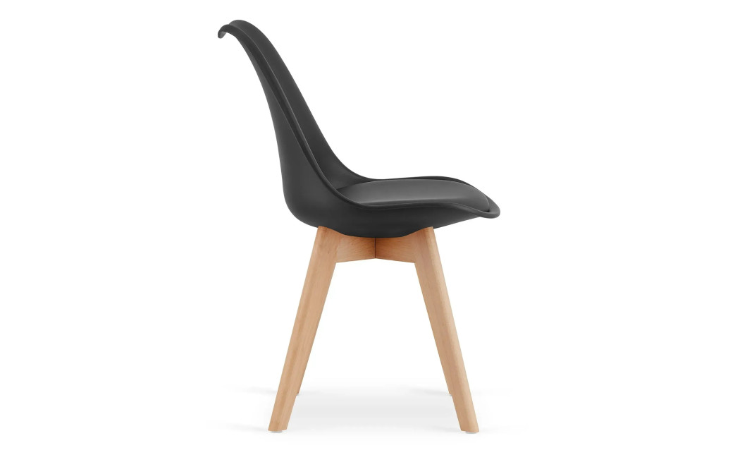 Essgruppe: Tisch NP 120x80 Craft / Schwarz + 2 Stühle MARK Schwarz (100408192)