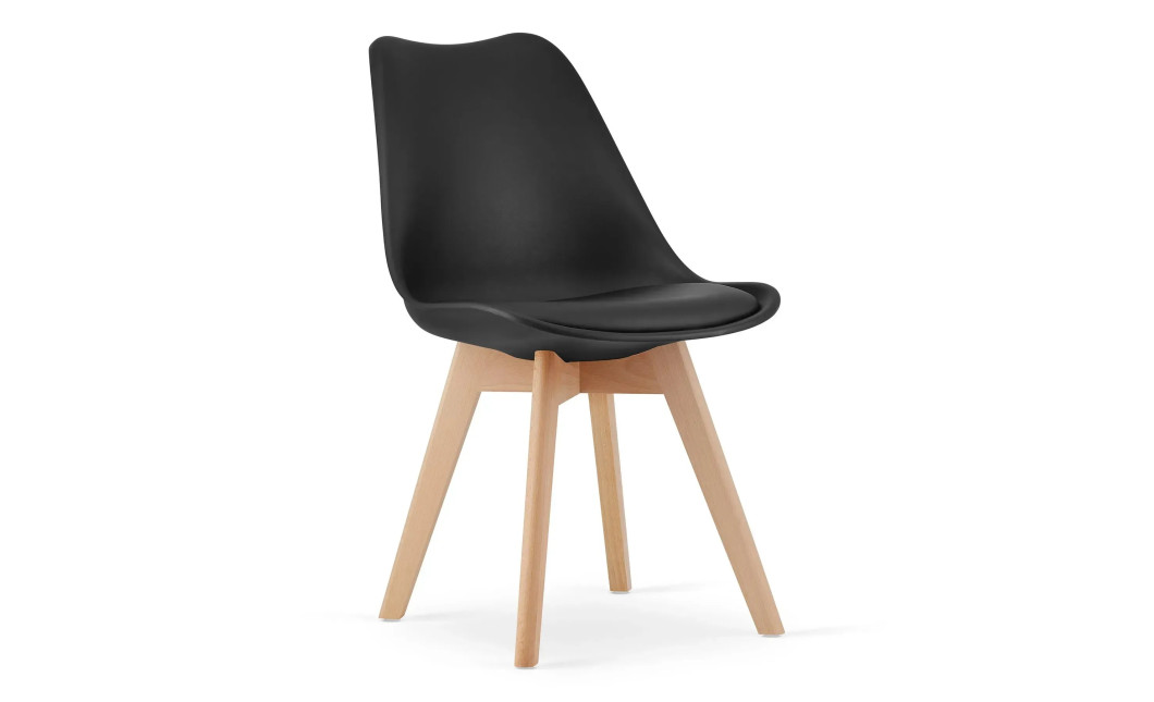 Essgruppe: Tisch NP 120x80 Craft / Schwarz + 4 Stühle MARK Schwarz (100408194)