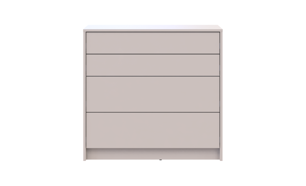Kommode Doros Dale Kaschmir 4 Schubladen 90x41x85 (41516235)